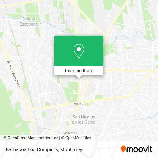 Barbacoa Los Compirris map