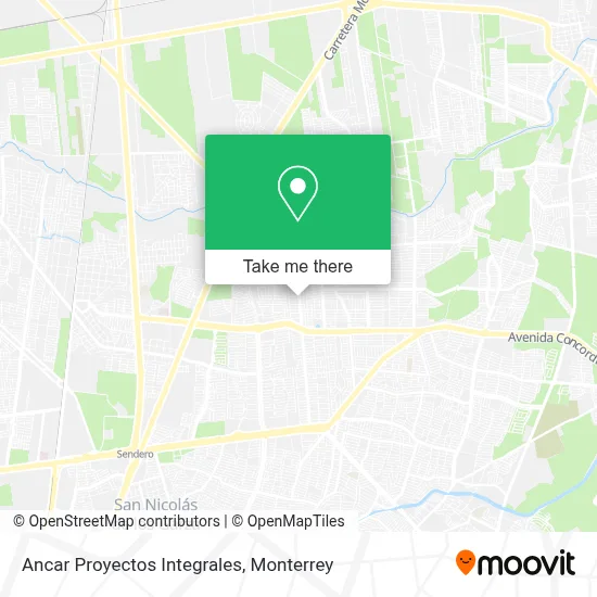 Ancar Proyectos Integrales map