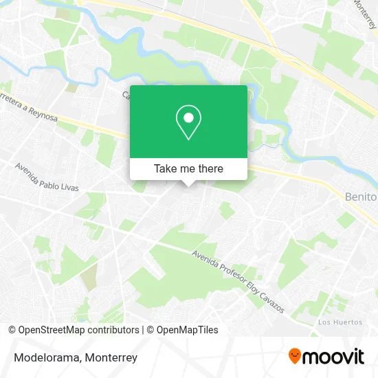 Modelorama map
