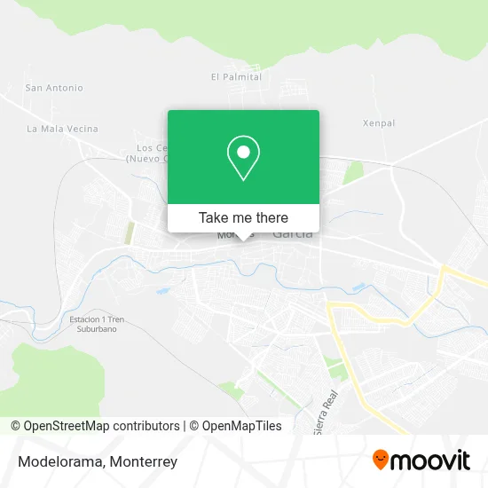 Modelorama map