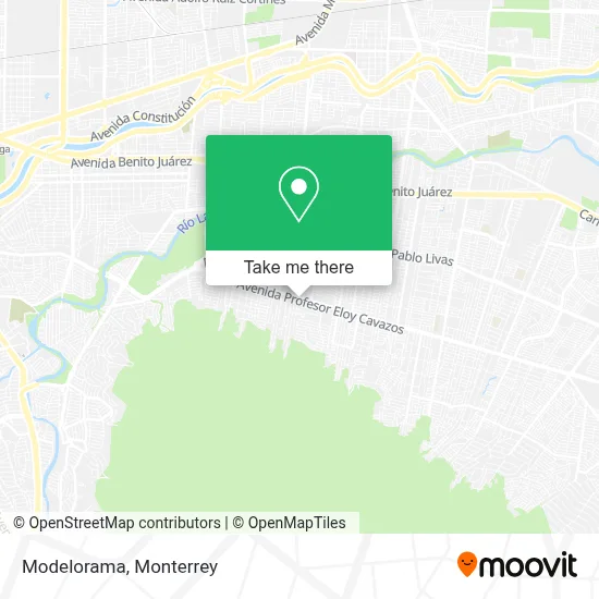 Modelorama map