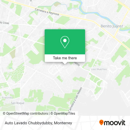 Auto Lavado Chubbydubby map