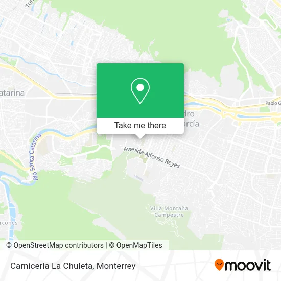 Carnicería La Chuleta map