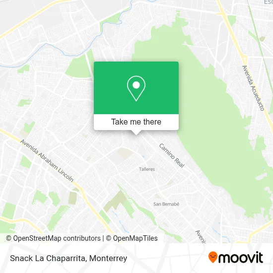 Snack La Chaparrita map