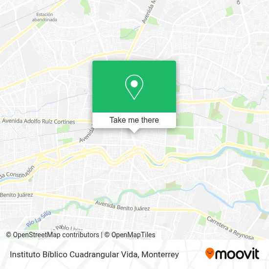 Instituto Bíblico Cuadrangular Vida map