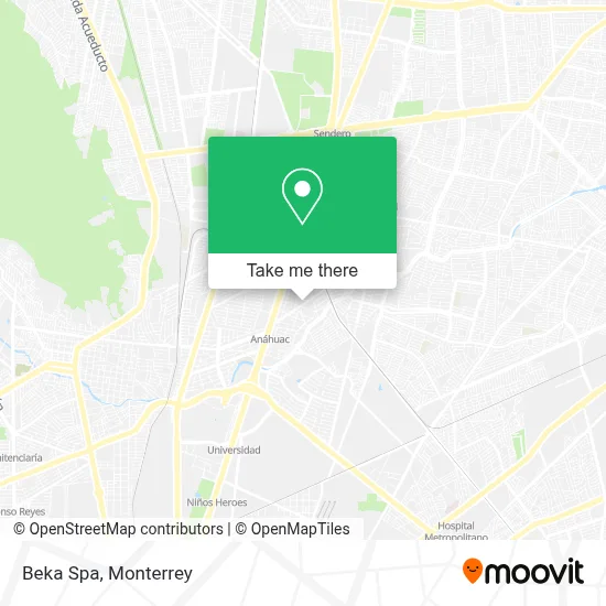 Beka Spa map
