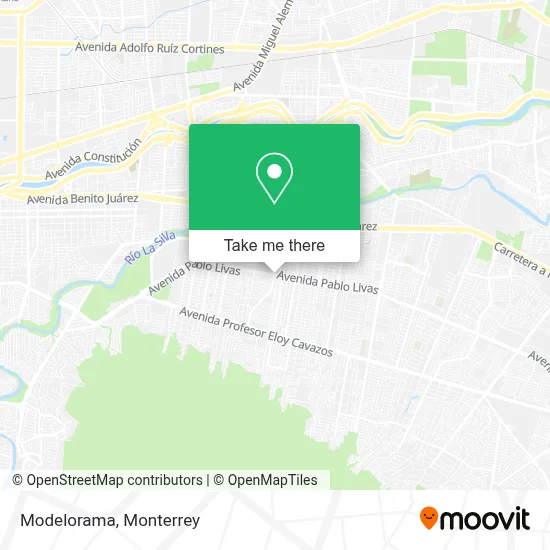 Modelorama map