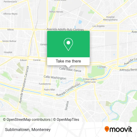 Sublimatown map