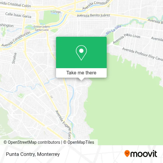 Punta Contry map