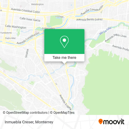 Inmuebla Creser map
