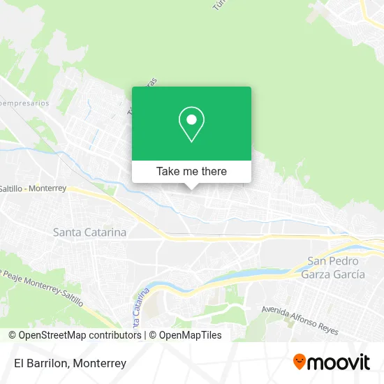 El Barrilon map