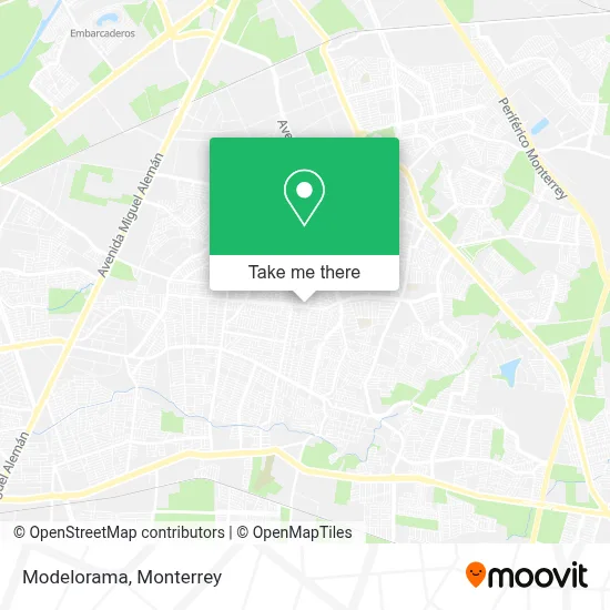 Modelorama map