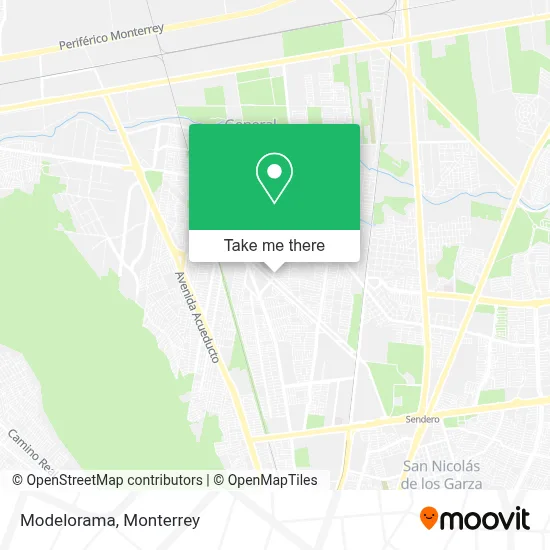 Modelorama map