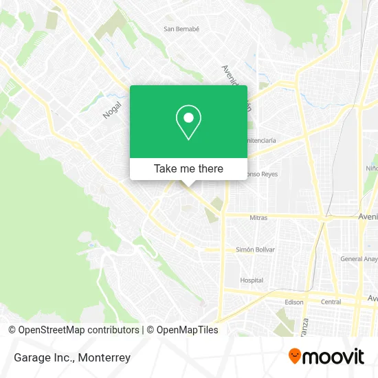 Garage Inc. map