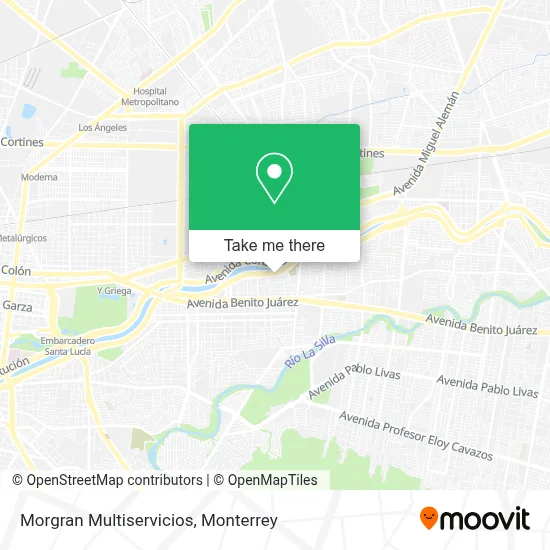 Morgran Multiservicios map