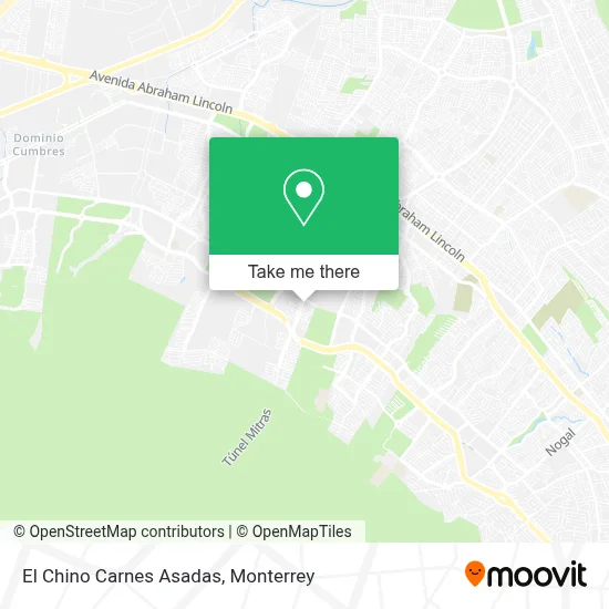 El Chino Carnes Asadas map
