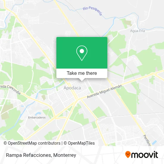 Rampa Refacciones map