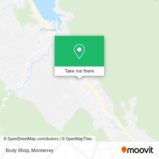 Body Shop map
