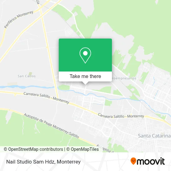 Nail Studio Sam Hdz map