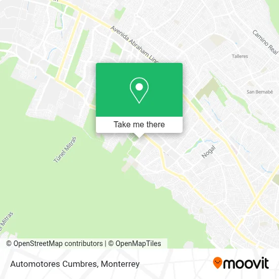 Automotores Cumbres map