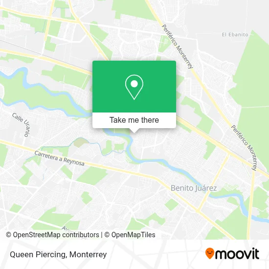 Queen Piercing map