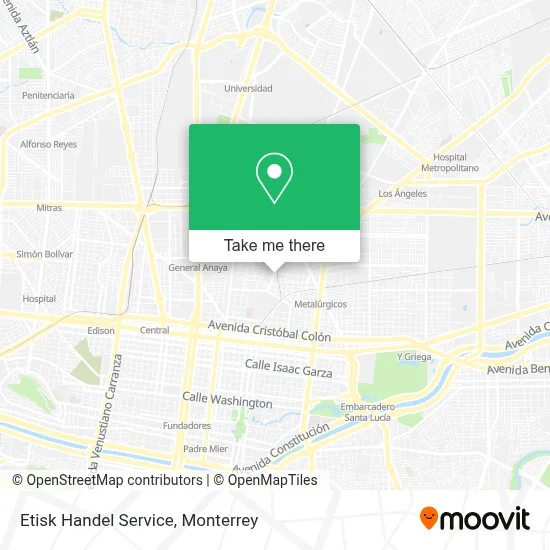 Etisk Handel Service map