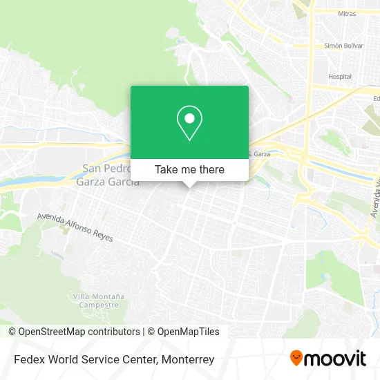 Fedex World Service Center map