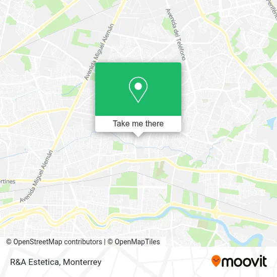 R&A Estetica map