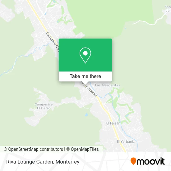 Riva Lounge Garden map