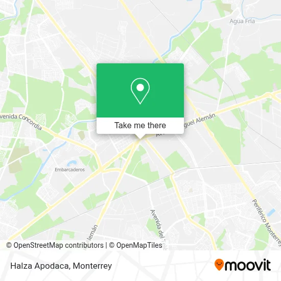 Halza Apodaca map