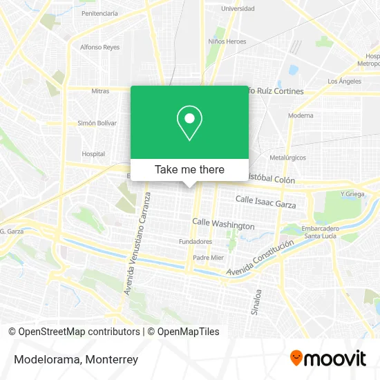 Modelorama map
