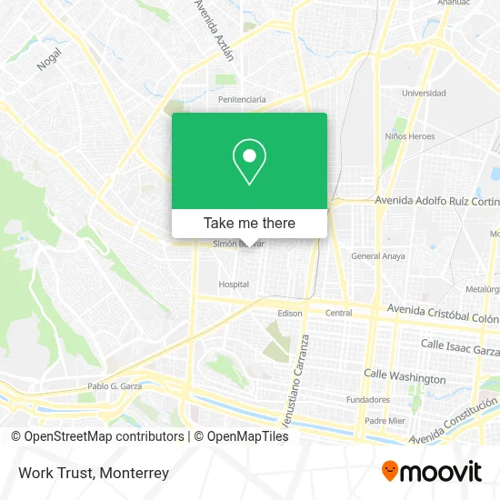 Work Trust map