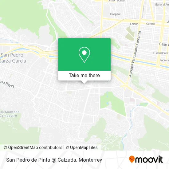 San Pedro de Pinta @ Calzada map