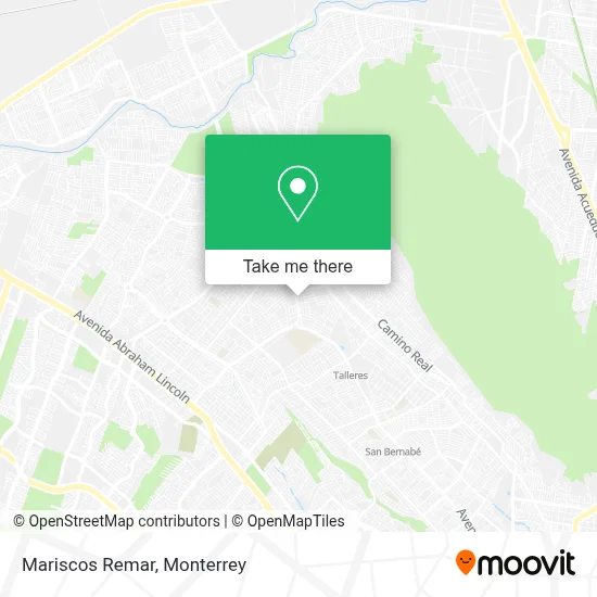 Mariscos Remar map