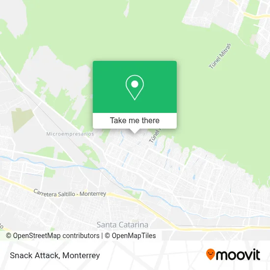 Snack Attack map