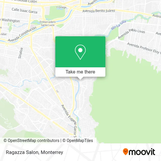 Ragazza Salon map