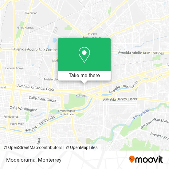 Modelorama map
