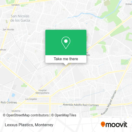 Lexxus Plastics map