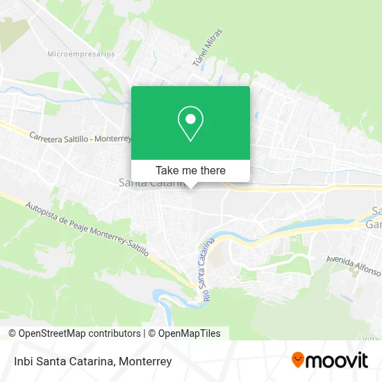 Inbi Santa Catarina map