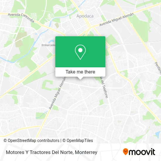 Motores Y Tractores Del Norte map