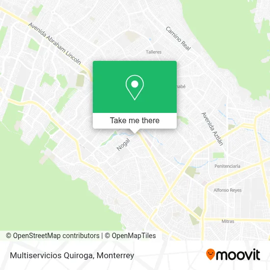 Multiservicios Quiroga map
