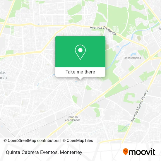 Quinta Cabrera Eventos map
