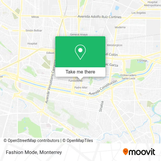 Moda Fashion map