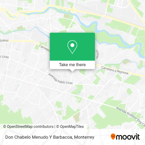 Don Chabelo Menudo Y Barbacoa map