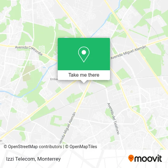 Izzi Telecom map
