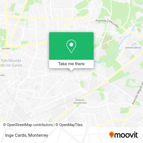 Inge Cards map