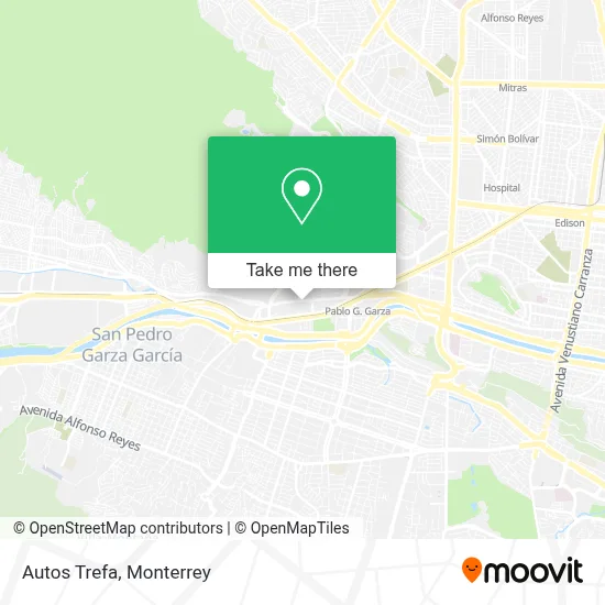 Autos Trefa map