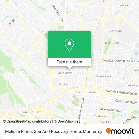 Melissa Flores Spa And Recovery Home map