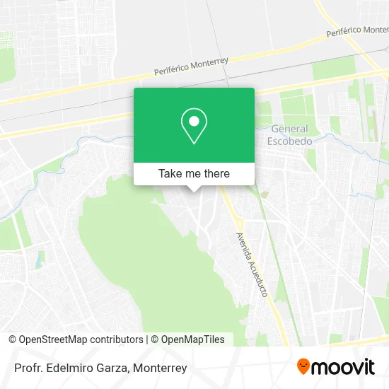 Profr. Edelmiro Garza map