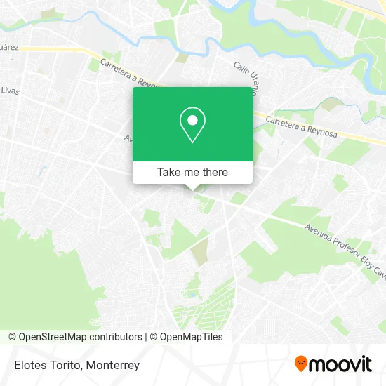 Elotes Torito map
